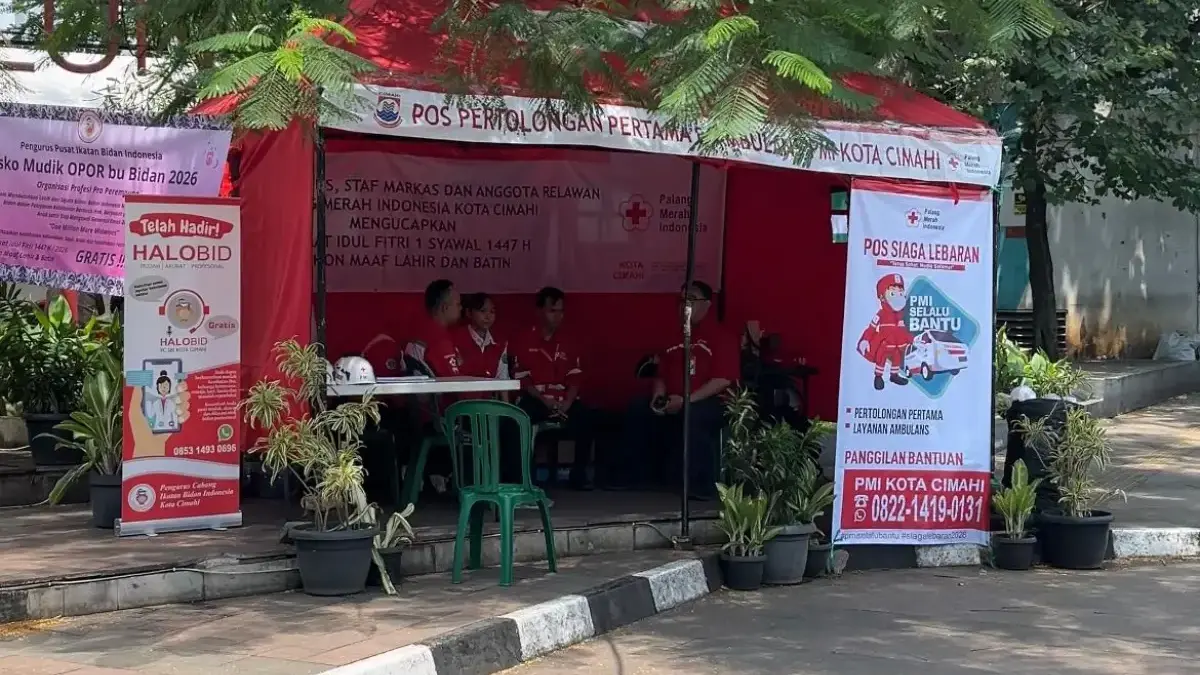 Posko Dinkes Cimahi Jadi “Tameng Kesehatan” Pemudik Saat Arus Mudik Lebaran