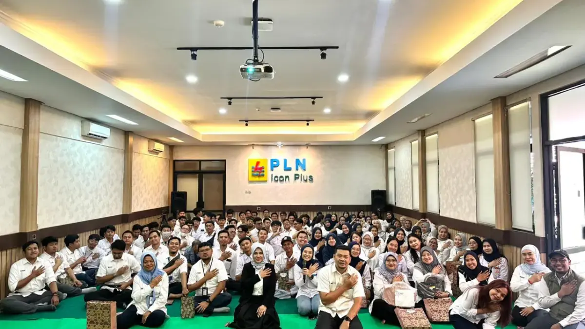 Silaturahmi pegawai PLN Icon Plus
