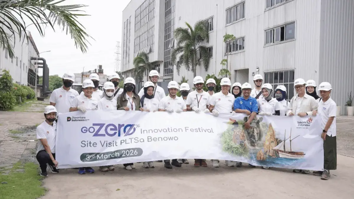 Kegiatan GoZero% Eco-Deep Dive di PLTSA Benowo.