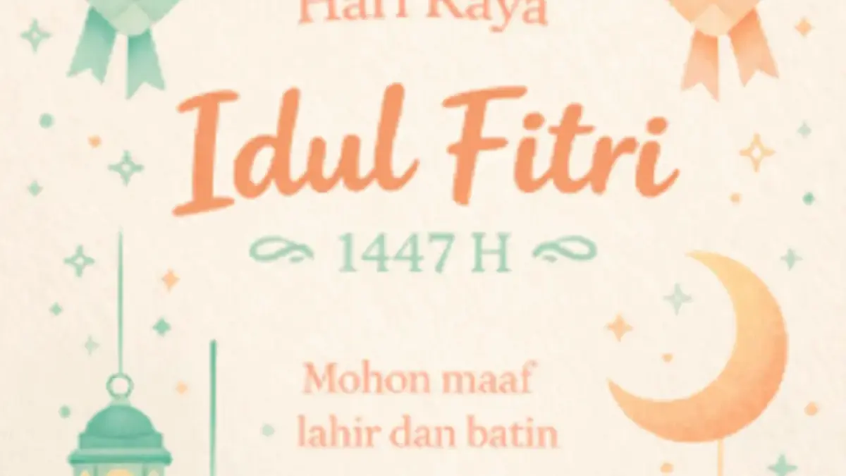 Ramai di Sosmed Promot AI Kartu Ucapan Selamat Hari Raya Idul Fitri 2026, Cobain Sekarang Juga!