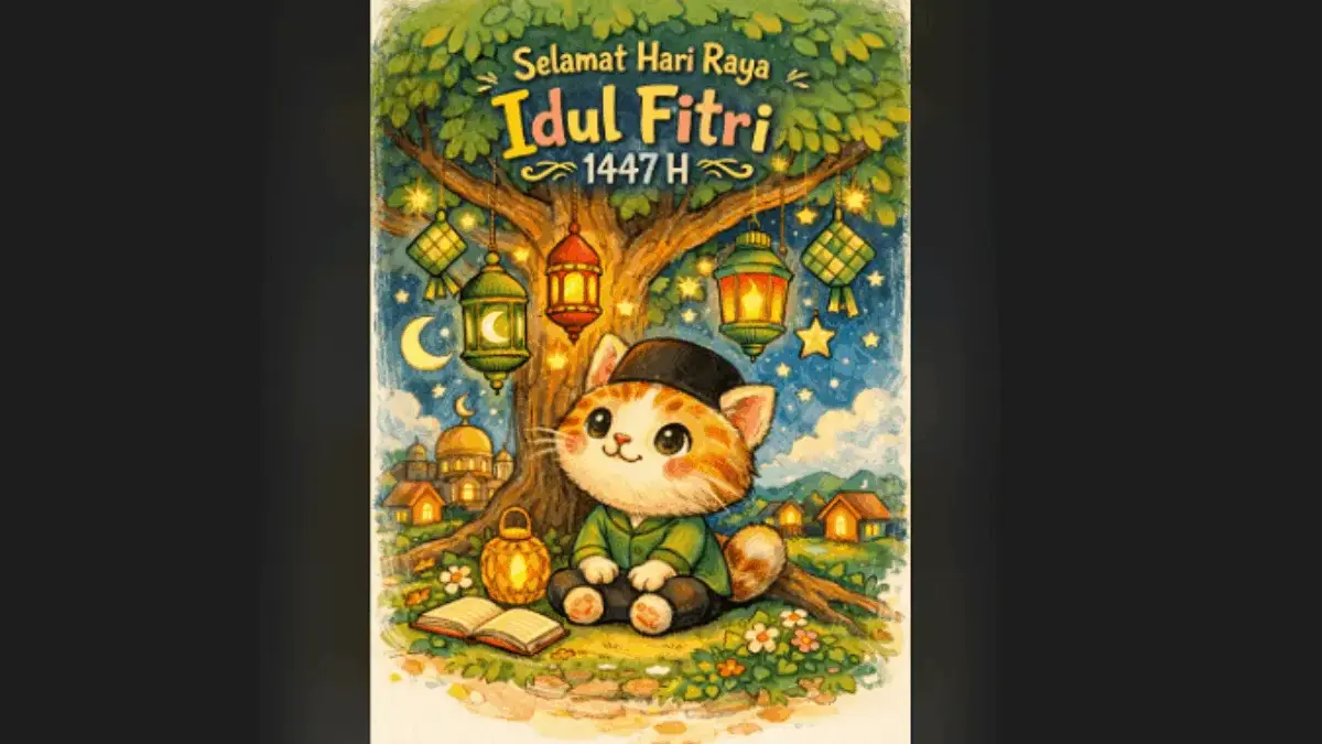10 Prompt AI Kartu Ucapan Idul Fitri 2026 yang Elegan dan Berkelas, Kamu Tinggal Copas Lalu Posting! 10 Prompt AI Kartu Ucapan Idul Fitri 2026 yang Elegan dan Berkelas, Kamu Tinggal Copas Lalu Posting!