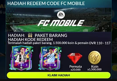 Kode Redeem FC Mobile 27 Maret 2026