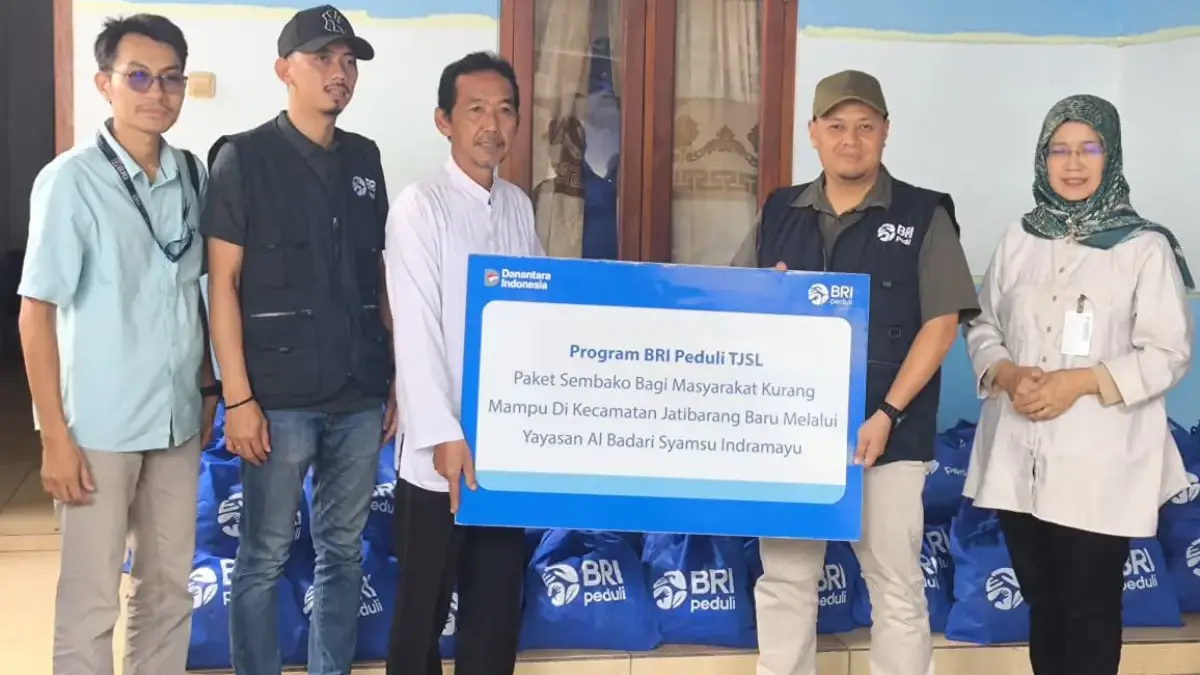 Sinergi BRI RO Bandung dan BO Jatibarang: Salurkan 5.000 Paket Sembako untuk Masyarakat Kurang Mampu