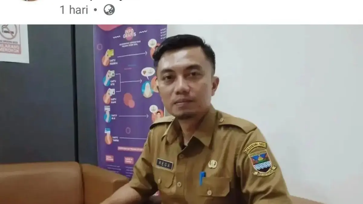 Diduga akun palsu mengatasnamakan kepala BKPSDM KBB, Rega Wiguna di platform Facebook. Dok tangkapan layar