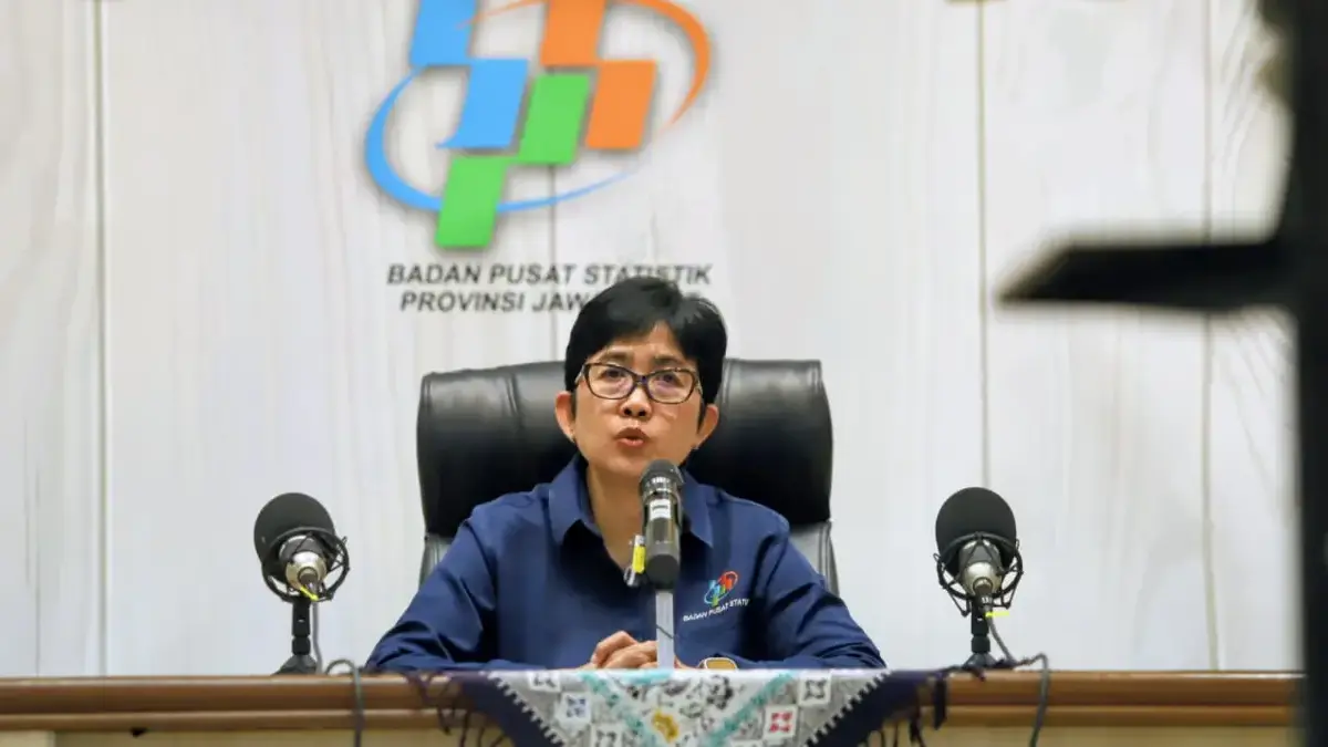 Inflasi Jabar Februari 2026 Tembus 4,71 Persen Y-on-Y Kepala BPS Provinsi Jawa Barat, Margaretha Ari Anggorowati. (dok humas)