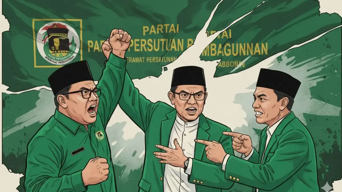 Ilustrasi konflik internal PPP Jawa Barat