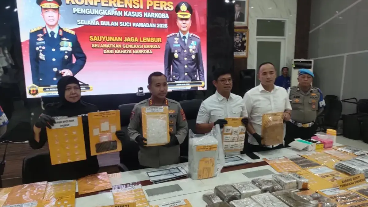 Polrestabes Bandung Ungkap 30 Perkara Narkoba Sepanjang Ramadan 2026!