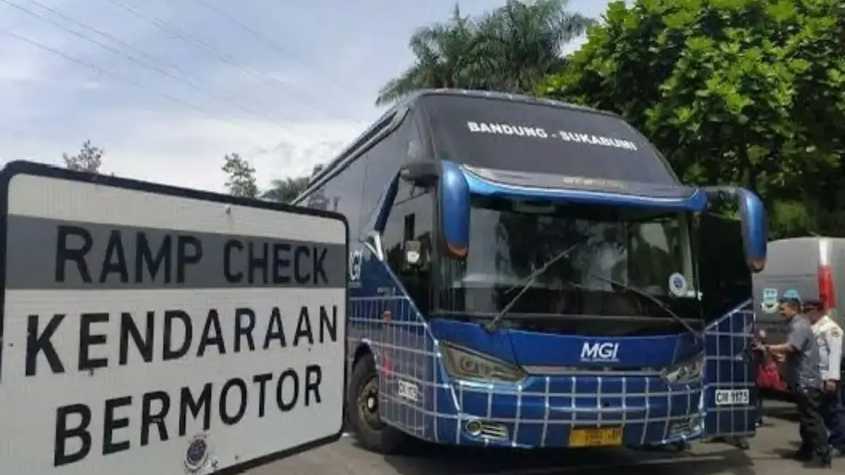 Jelang Mudik Lebaran, Dishub KBB Periksa Kelaikan Bus di Sejumlah Pool