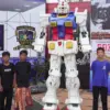 Unik, Pos Mudik di Banjar Ini Beri Layanan Pijat Gratis hingga Dijaga Robot!