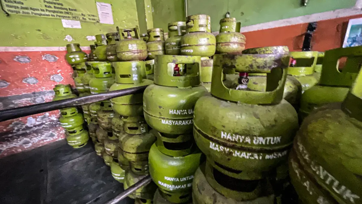 Ilustrasi: Gas LPG 3 kilogram. Dok Jabar Ekspres/Suwitno