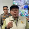 Wakil Ketua DPR RI Cucun Ahmad Syamsurijal saat meninjau Posko Induk Dishub Kabupaten Bandung di Nagreg, Rabu