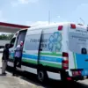 Mobil layanan kesehatan di rest area.