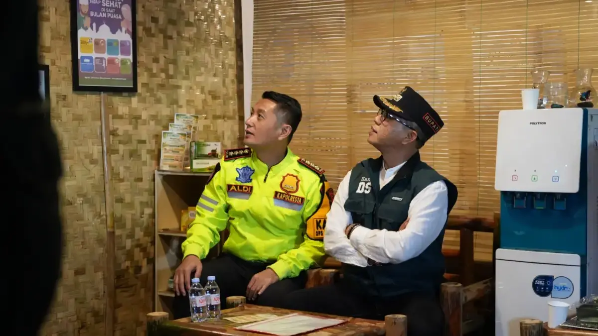 Kang DS Apresiasi Pos PAM Lembur Kaheman Polresta Bandung, Pengamanan Mudik Dipastikan Maksimal