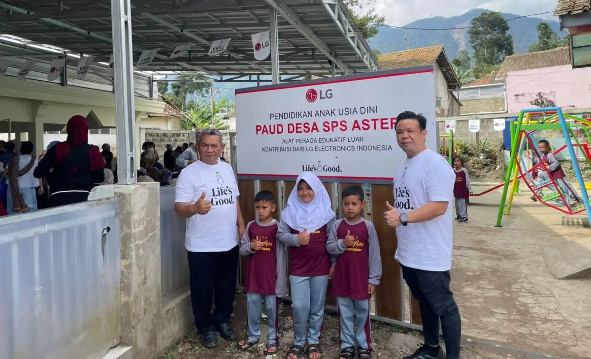 Dukung Pemulihan Pasca Bencana Pasirlangu, LG Electronics Indonesia Gelar “Lebaran Sehat” – jabarekspres.com