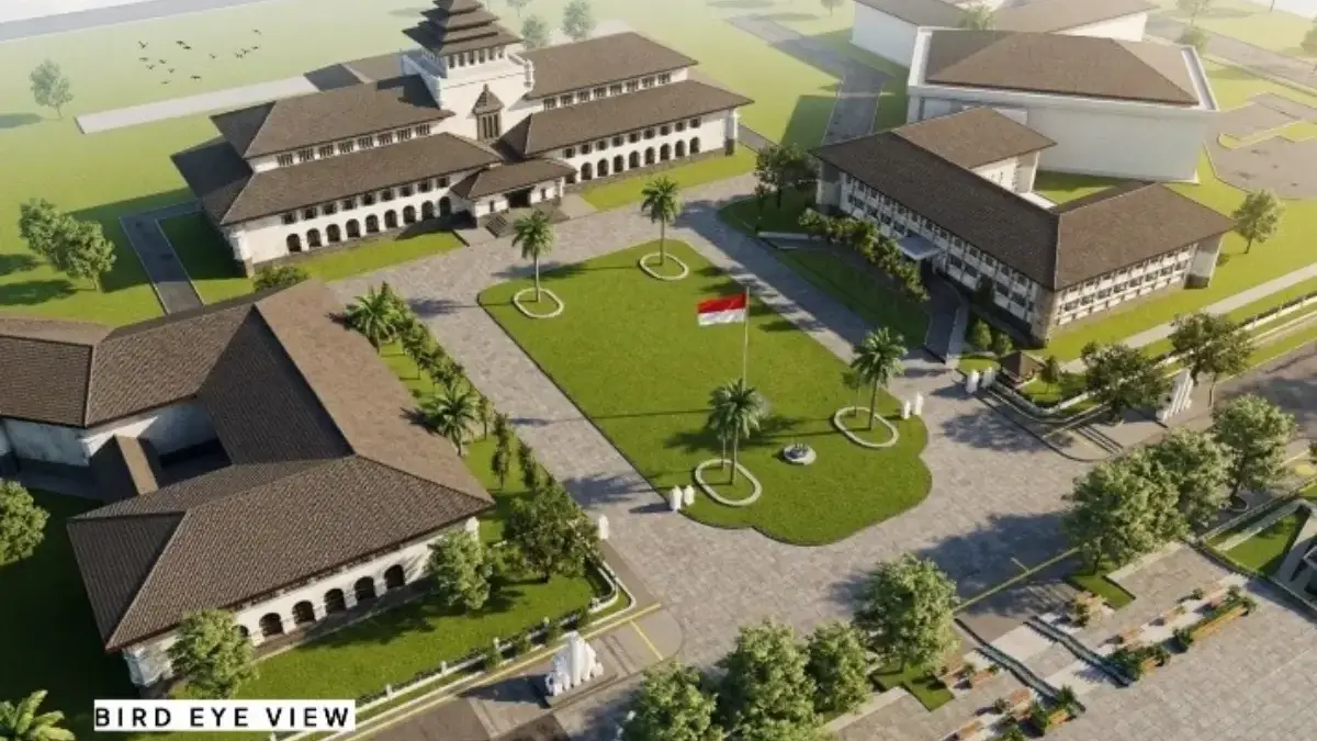 Anggaran Rp 15 M, Ini Desain Penataan Halaman Gedung Sate Desain penataan Halaman Gedung Sate. (Humas Jabar)
