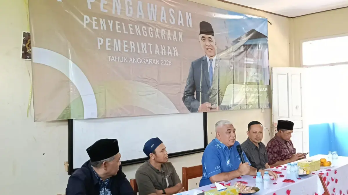 ISTIMEWA LAKUKAN PENGAWASAN: Anggota DPRD Provinsi Jabar dari Fraksi Demokrat, H. Saeful Bachri, S.H., M.A.P