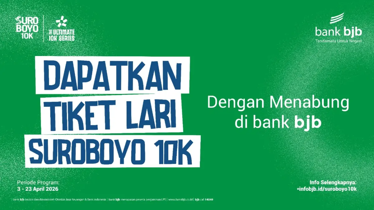 bank bjb permudah masyarakat mengikuti event Lari Suroboyo 10K