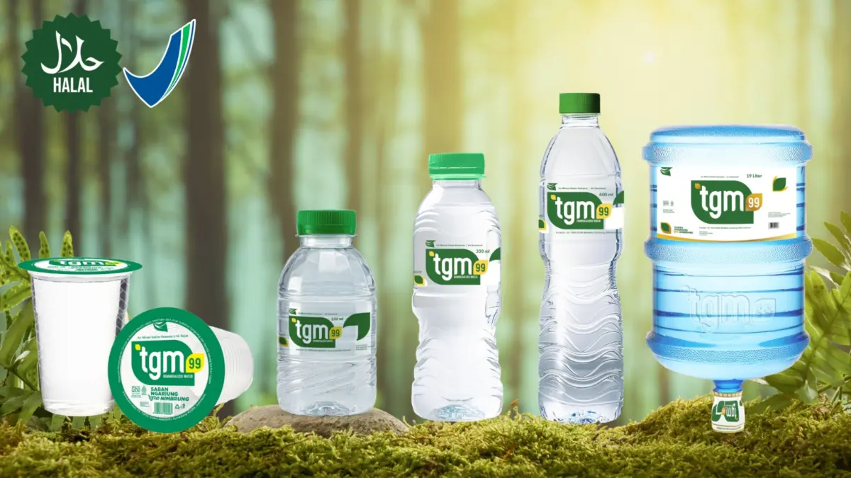 Produsen AMDK Lokal TGM99 Tawarkan Kemasan Lengkap dan Peluang Maklon