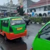 Ilustrasi angkutan kota (angkot) di ruas jalan Kota Bogor. Foto: Sekar Andini.