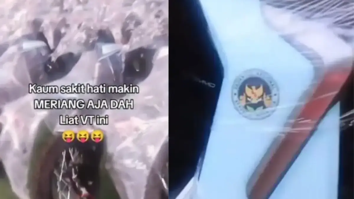 Tangkapan layar video viral motor untuk operasional MBG.