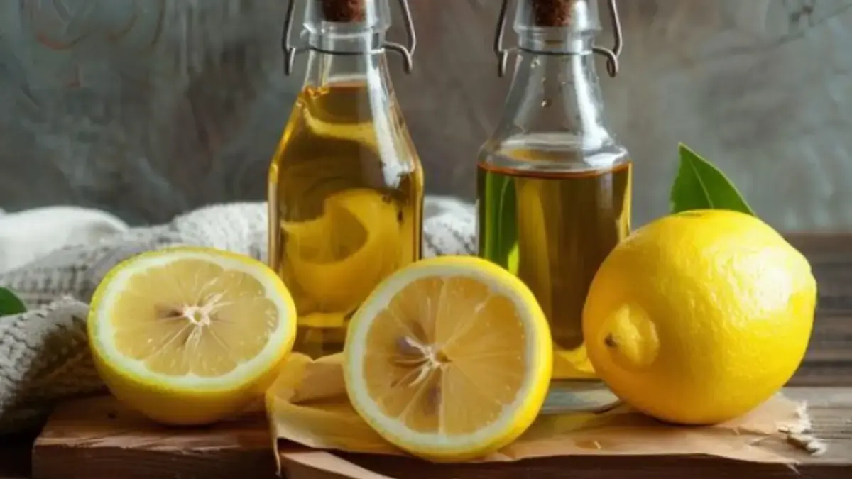 Campuran Lemon dan Minyak Zaitun yang dipercaya bikin kulit glowing. (freepik)