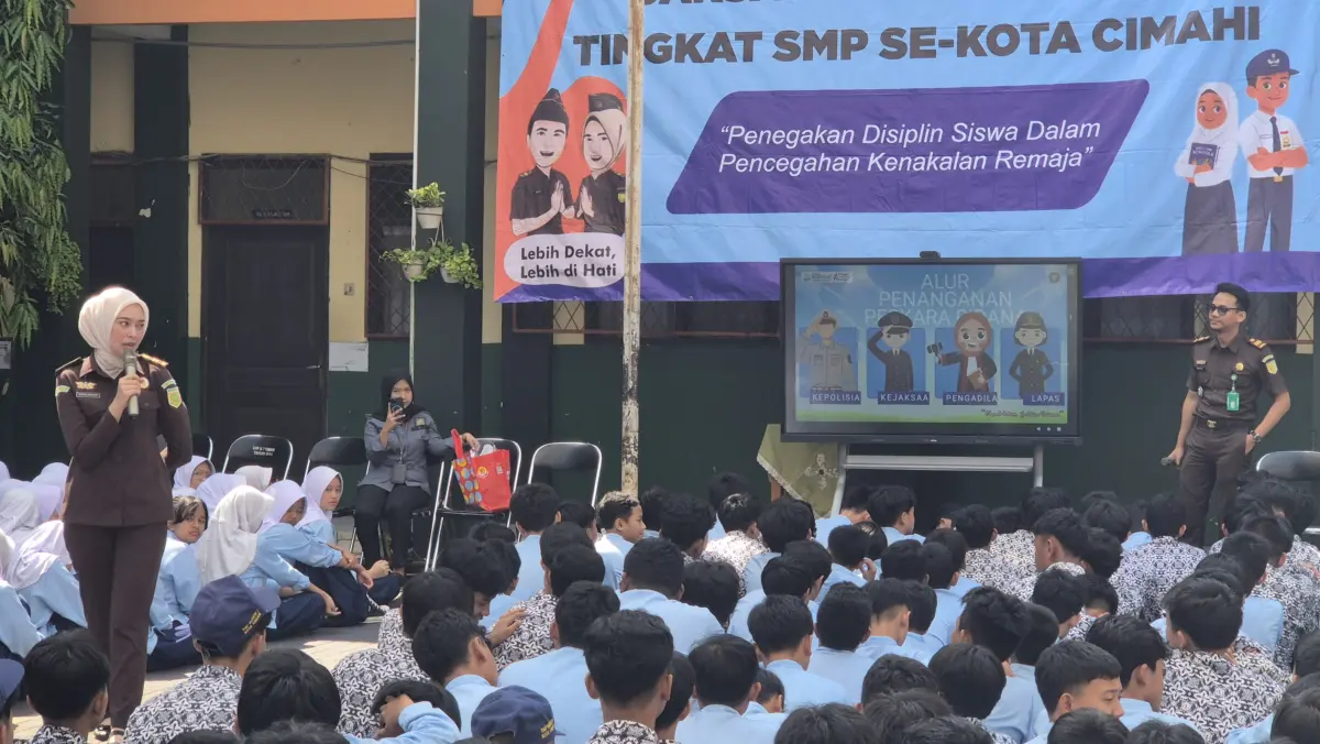 Masifkan Program Jaksa Masuk Sekolah, Kejari Cimahi Bentuk Generasi Taat Hukum Sejak Bangku Sekolah – jabarekspres.com
