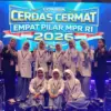 Perwakilan MAN Kota Banjar saat mengujuti kegiatan Lomba Cerdas Cermat (LCC) 4 Pilar MPR RI tingkat Jabar