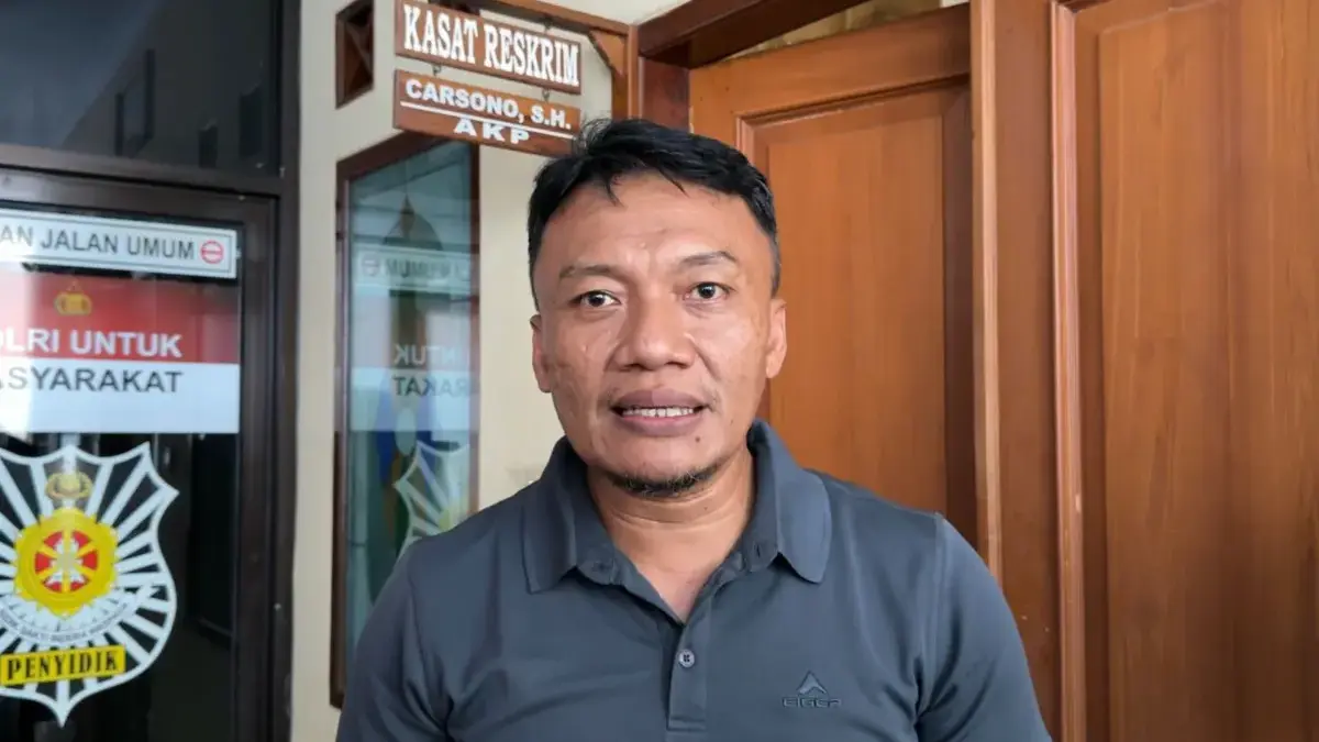Kasus Dugaan Pelecehan di Ponpes Ciamis, Tiga Santriwati Jadi Korban Oknum Pengajar Kasat Reskrim Polres Ciamis AKP Carsono saat diwawancara terkait dugaan pencabulan oknum pengajar