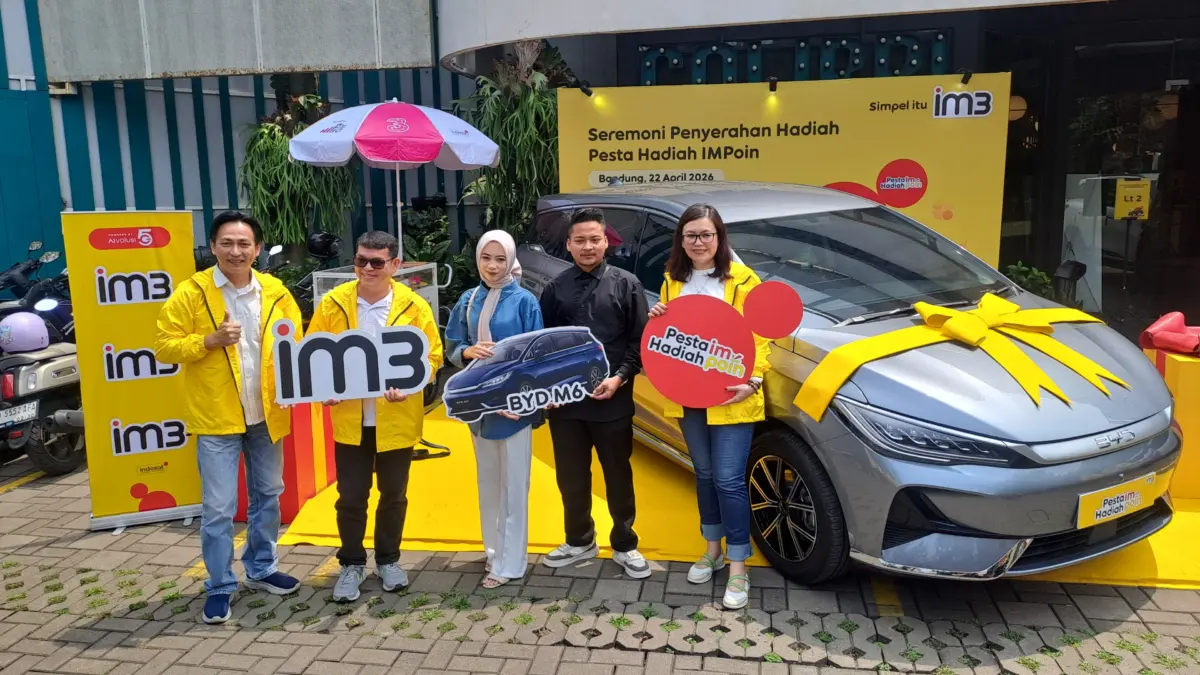 IM3 Serahkan Grand Prize ke Pelanggan di Bandung Sebagai Akhir Rangkaian IMPoin 2025