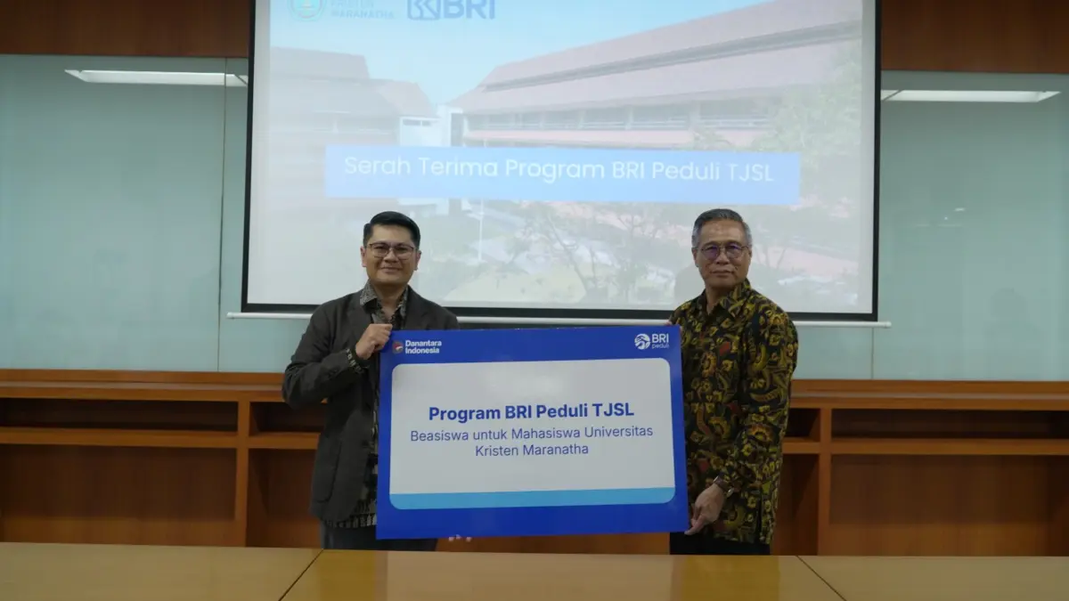 Wujudkan Kepedulian Dunia Pendidikan, BRI Bandung Salurkan Beasiswa Rp220 Juta ke Universitas Kristen Maranata – jabarekspres.com