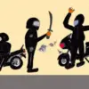 Ilustrasi perampasan motor (antara)