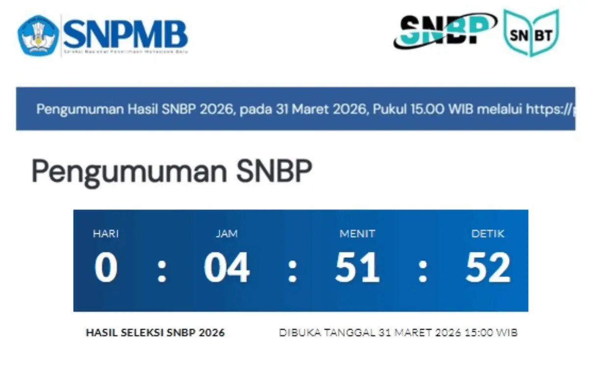 Pengumuman SNBP 2026 Hari Ini! Cek di LINK Berikut Pukul 15.00 WIB – jabarekspres.com