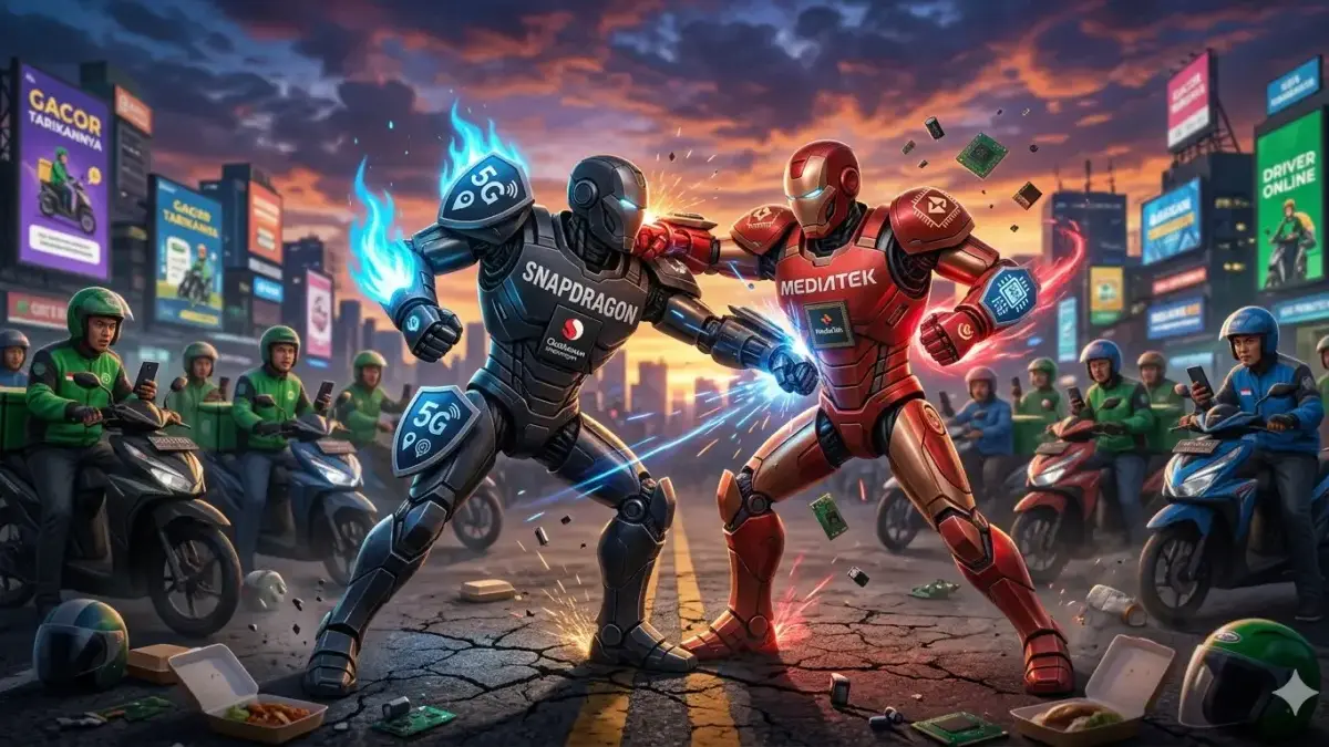 Snapdragon vs MediaTek, Mana Chipset HP yang Paling Cocok untuk Ojol di Tahun 2026?