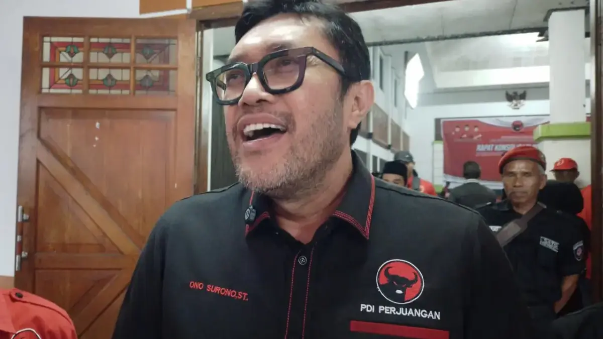 Ketua DPD PDI Perjuangan Jabar sekaligus Wakil Ketua DPRD Provinsi Jawa Barat, Ono Surono saat ditemui