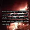 Ist. Tangkap layar rekaman video di sosial media yang memperlihatkan adanya dugaan penyerangan terhadap sebuah