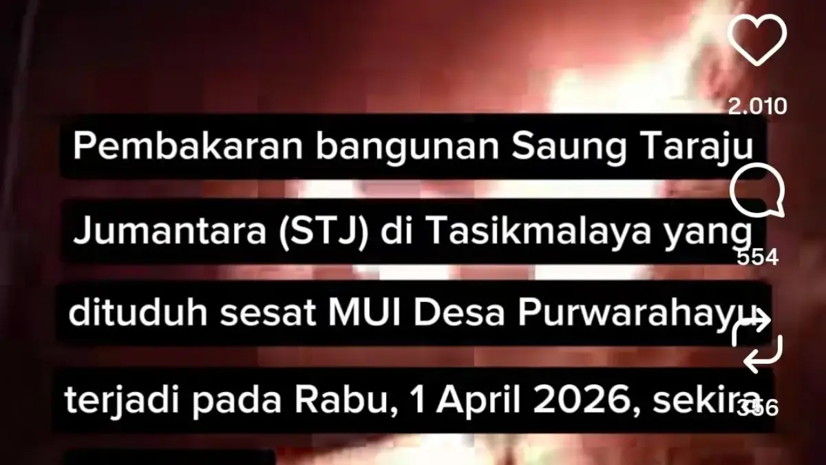 Diduga Aliran Sesat, Tempat di Tasikmalaya Diserang hingga Viral di Media Sosial Ist. Tangkap layar rekaman video di sosial media yang memperlihatkan adanya dugaan penyerangan terhadap sebuah