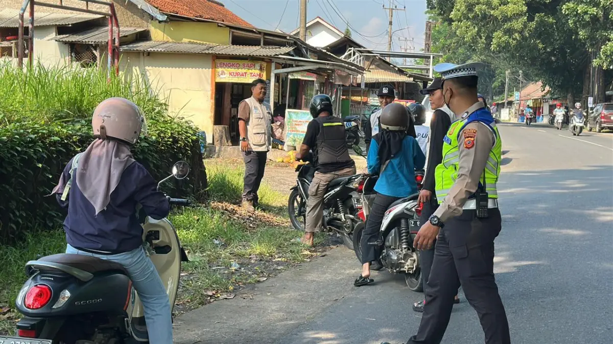 Seribu Pengendara di Banjar Terjaring Operasi Gabungan, Pendapatan Pajak Kendaraan Capai Rp13 Juta