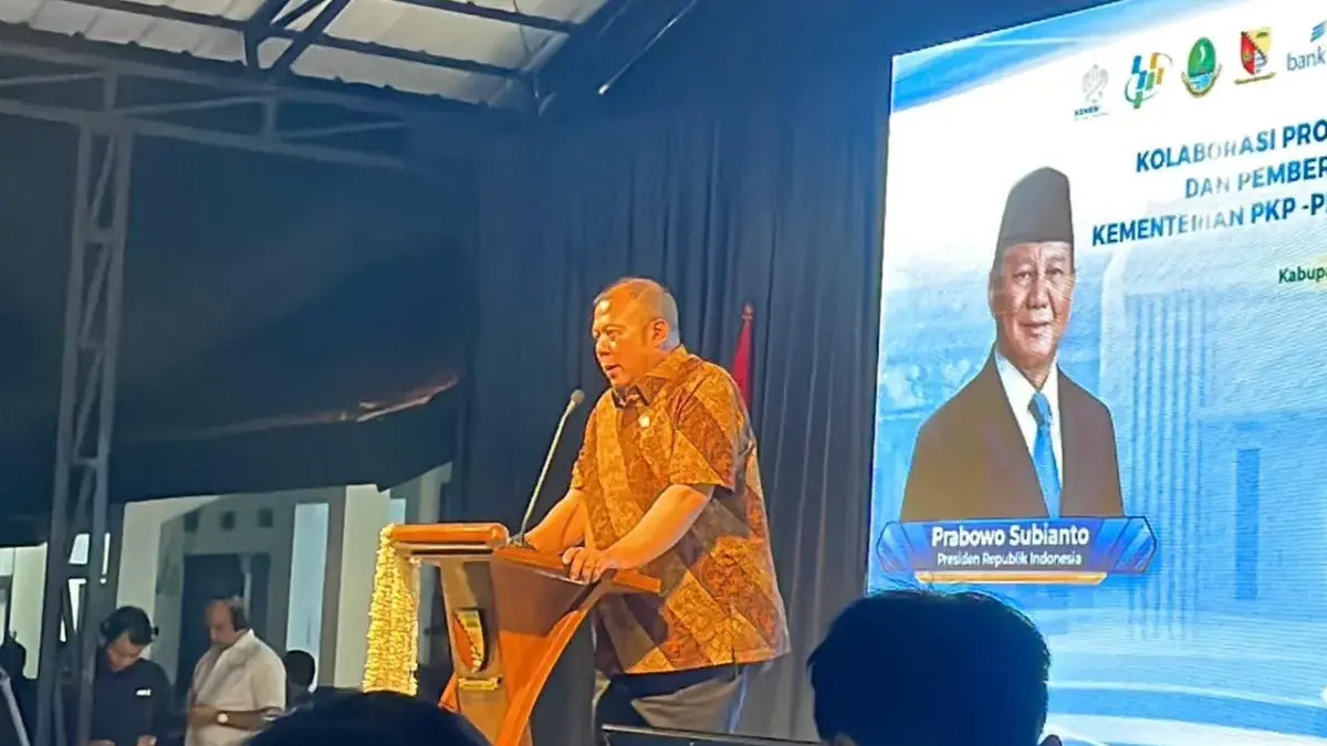 Wakil Ketua DPR RI Cucun Ahmad Syamsurijal saat menghadiri peluncuran BSPS se-Jawa Barat, sosialisasi dan clos