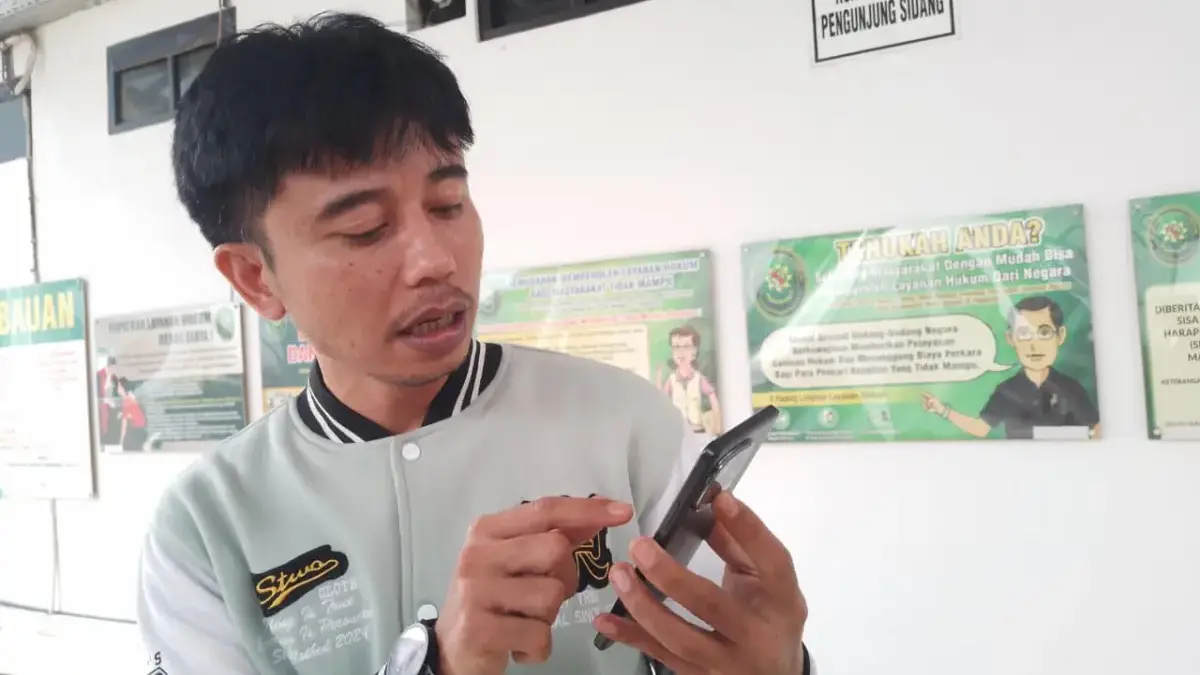 Pemerhati kasus dari Forum Pemuda Pemerhati Kasus di Proyek Strategis Nasional (PSN), M. Rizky Firmansyah