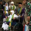 Jemaah haji asal Kabupaten Bandung Barat. Dok Jabar Ekspres/Suwitno
