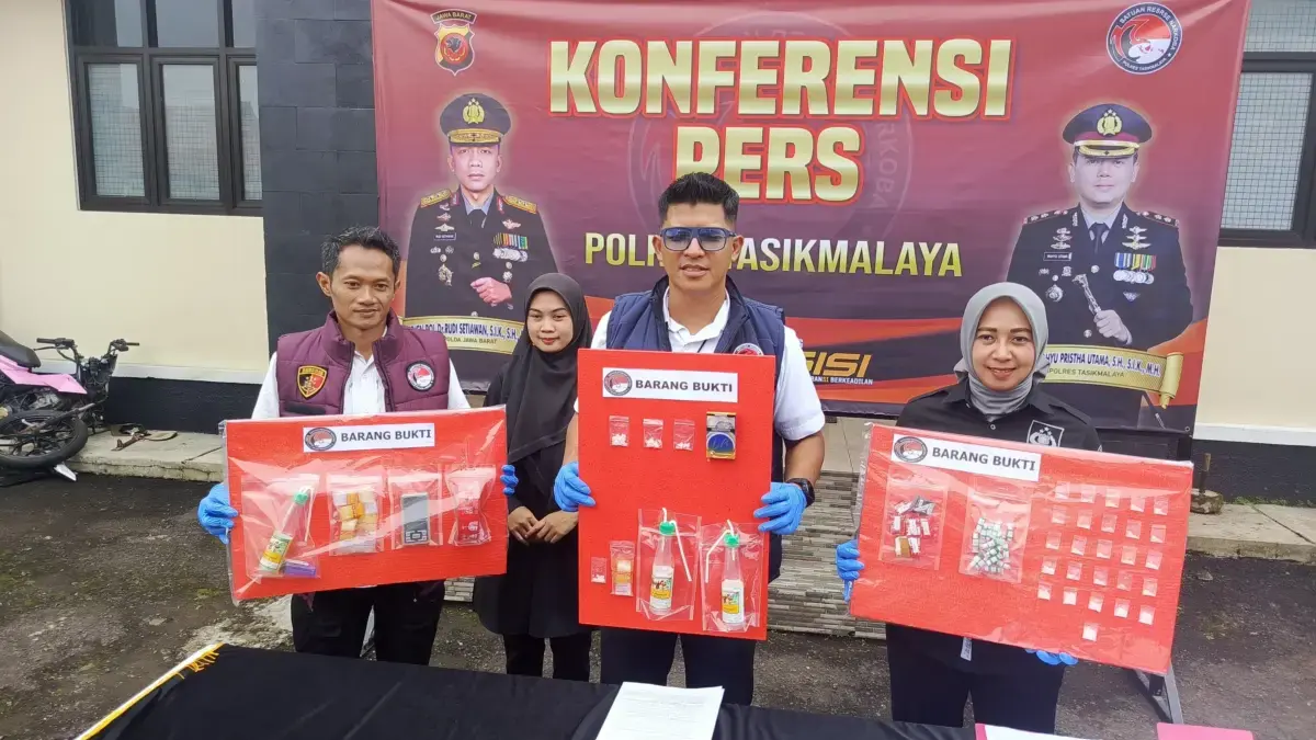 Polisi Ungkap Bisnis Sabu di Lingkar Selatan Tasik, Gunakan Kode Nama Hewan