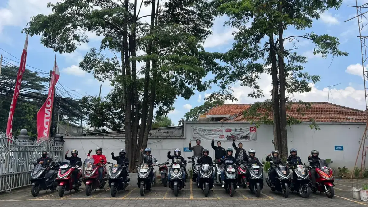 NGASAB with Honda PCX160, DAM Hadirkan Momen Kebersamaan yang Berkelas di Bandung