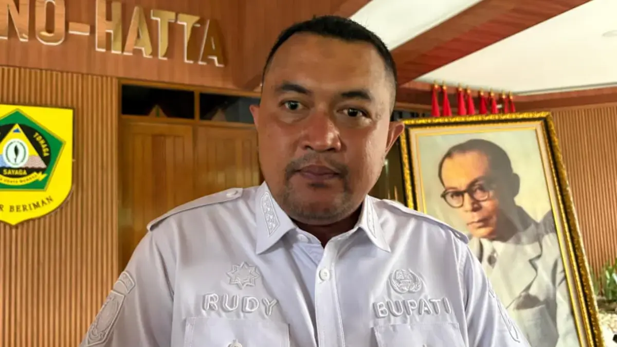 Bupati Bogor Tegas Berantas Jual-Beli Jabatan, ASN Diminta Berani Melapor Bupati Bogor Rudy Susmanto. Foto : Sandika