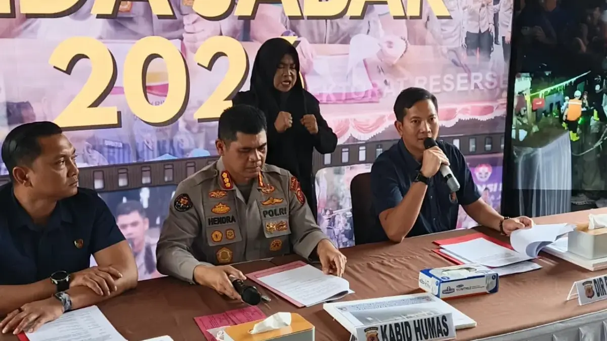 Sindikat Pertambangan Emas Ilegal di Bogor berhasil dibongkar Polda Jabar. Kamis (30/4). Foto. Sandi Nugraha