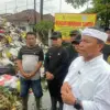 Sekretaris Daerah (Sekda) Provinsi Jawa Barat, Herman Suryatman, turun langsung ke lokasi
