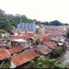 Hunian padat penduduk di Kota Bandung. (son)