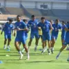 Sejumlah pemain Persib Bandung mengikuti official training di Stadion Gelora Bandung Lautan Api, Gedebage, Kot
