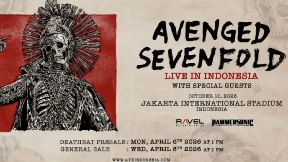 Harga Tiket dan Cara Beli Tiket Konser Avenged Sevenfold Jakarta 2026