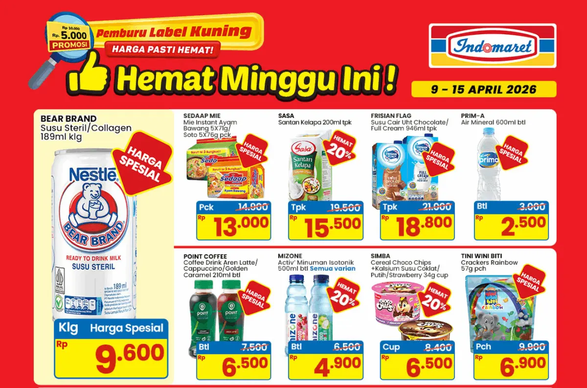 Promo JSM Indomaret Hari Ini, Banyak Diskon Produk Kebutuhan Rumah Tangga
