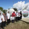 Peresmian Community Gateway oleh PT Telkom Satelit Indonesia (Telkomsat) di Stasiun Bumi Sedang Wamena, Kabup